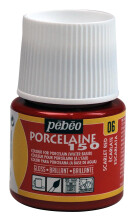 Pebeo Porcelaine 150 Porselen Boyası 45 ml Scarlet Red 06 - 4