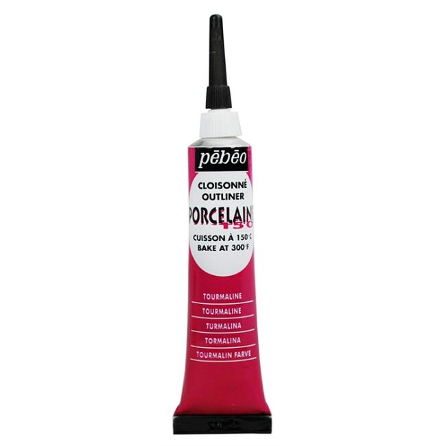 Pebeo Porselen Kontürü 20 ml Tourmaline Red - 2