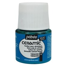 Pebeo Seramik Boyası 45 ml Turkuaz - Pebeo