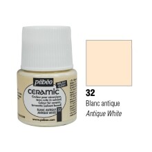 Pebeo Seramik Boyası Antique White 45 ml - Pebeo