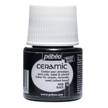 Pebeo Seramik Boyası Black 45 ml - Pebeo