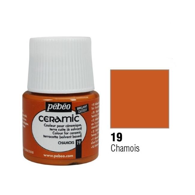 Pebeo Ceramic Seramik Boyası 45 ml Chamois 19 - 1