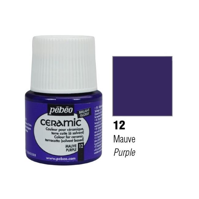 Pebeo Seramik Boyası Purple 45 ml - 1