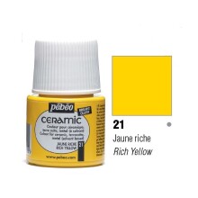 Pebeo Seramik Boyası Rich Yellow 45 ml - Pebeo