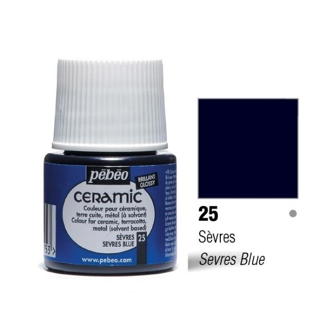 Pebeo Seramik Boyası Serves Blue 45 ml - 1