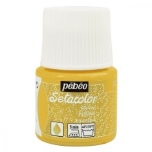 Pebeo Setacolor Glitter Kumaş Boyası 45 ml Gold - Pebeo