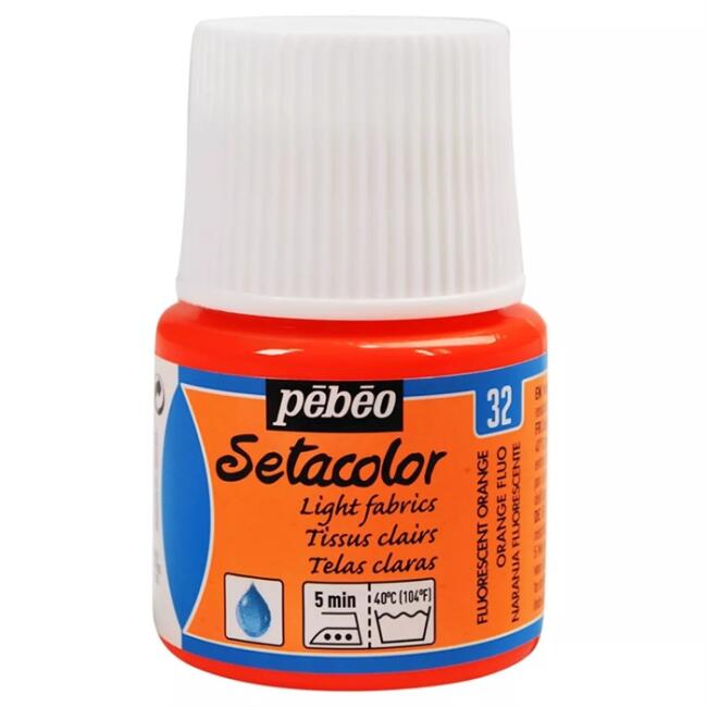 Pebeo Setacolor Kumaş Boyası 45 ml Flo. Orange - 2