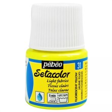 Pebeo Setacolor Kumaş Boyası 45 ml Flo. Yellow - 1