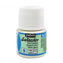 Pebeo Setacolor Opak Kumaş Boyası 45 ml Pearl Green - Pebeo