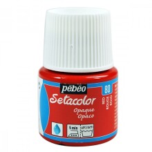 Pebeo Setacolor Opak Kumaş Boyası 45 ml Red - 1