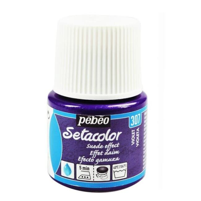 Pebeo Setacolor Suede Effect Kumaş Boyası 45 ml Violet - 1