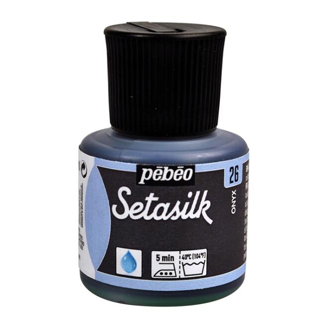 Pebeo Setasilk İpek Boyası 45 ml Onyx - 1