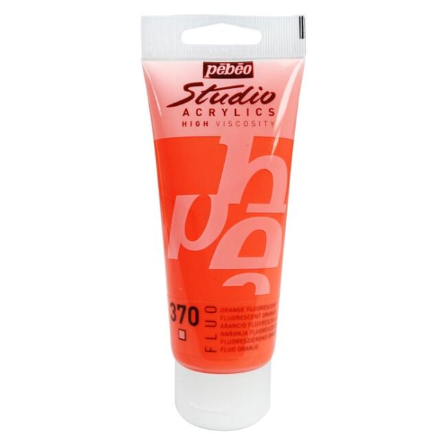 Pebeo Studio Akrilik Boya 100 ml Fluorescent Orange 370 - 2