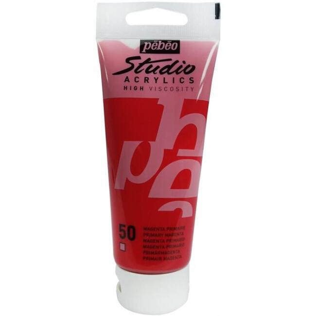 Pebeo Studio Akrilik Boya 100 ml Primary Magenta 50 - 2