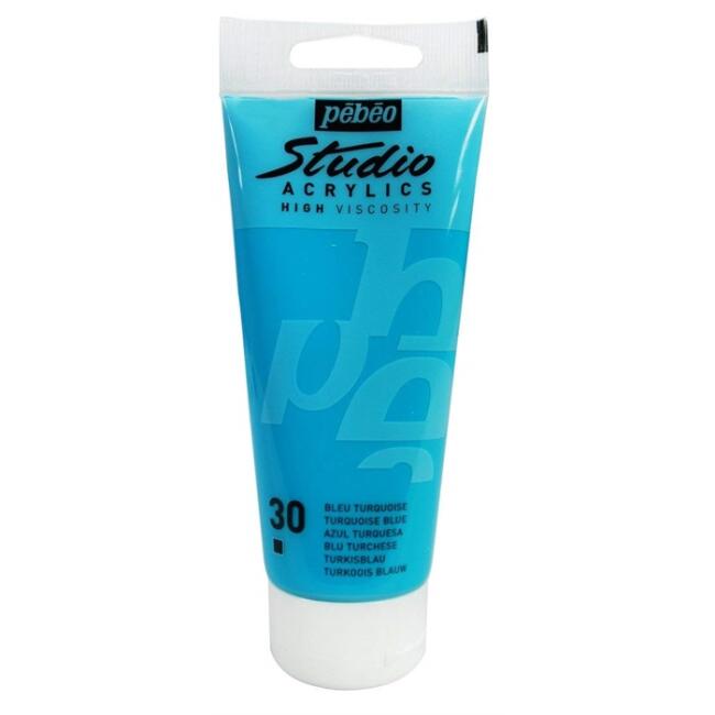 Pebeo Studio Akrilik Boya 100 ml Turquoise Blue 30 - 1