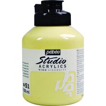 Pebeo Studio Akrilik Boya 500 ml Bright Yellow 51 - Pebeo