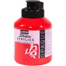 Pebeo Studio Akrilik Boya 500 ml Cadmium Red 33 - Pebeo (1)