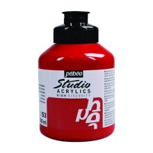 Pebeo Studio Akrilik Boya 500 ml Dark Cadmium Red 53 - 1