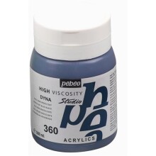 Pebeo Studio Akrilik Boya 500 ml Iridescent Blue-Black 360 - Pebeo