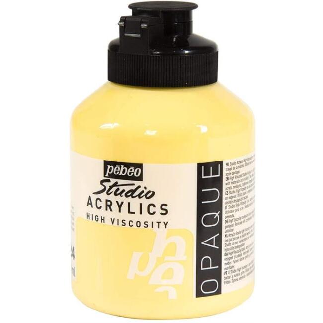 Pebeo Studio Akrilik Boya 500 ml Naples Yellow 24 - 1