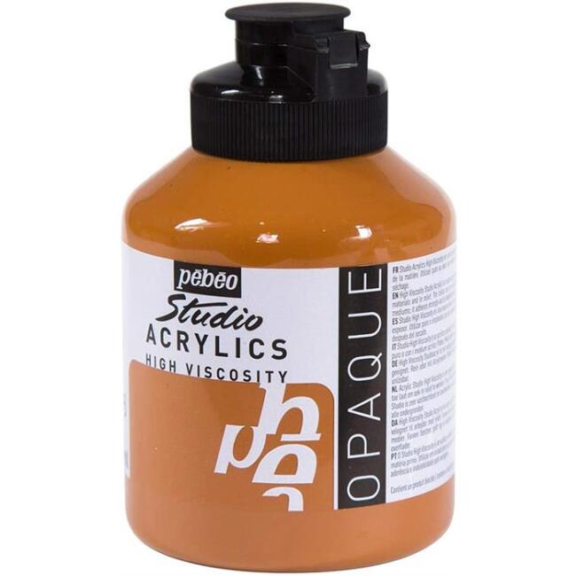 Pebeo Studio Akrilik Boya 500 ml Raw Sienna 36 - 2