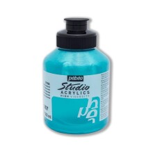 Pebeo Studio Dyna Akrilik Boya 500 ml Iridescent Blue Green 357 - Pebeo