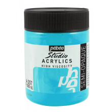 Pebeo Studio Dyna Akrilik Boya 500 ml Iridescent Green Blue 358 - Pebeo