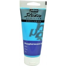 Pebeo Studio Akrilik Boya 100 ml Fluorescent Blue 114 - Pebeo