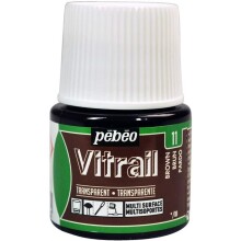 Pebeo Vitrail Cam Boyası 45 ml Brown - Pebeo (1)