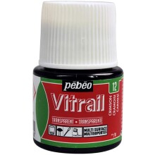 Pebeo Vitrail Cam Boyası 45 ml Crimson - Pebeo