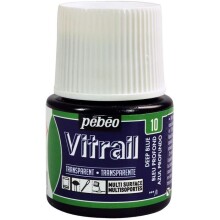 Pebeo Vitrail Cam Boyası 45 ml Deep Blue - Pebeo (1)