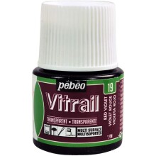 Pebeo Vitrail Cam Boyası 45ml - 19 Red Violet - Pebeo (1)