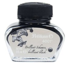 Pelikan 4001 Dolma Kalem Mürekkebi - Brilliant Black - 30ml - Pelikan