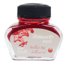 Pelikan 4001 Dolma Kalem Mürekkebi Brilliant Red 30ml - Pelikan