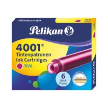 Pelikan 4001 Dolmakalem Kartuşu 6 Adet Pembe - Pelikan