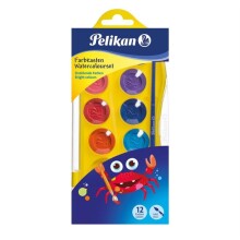 Pelikan Junior Yıkınabilir Sulu Boya 12’li Set - Pelikan