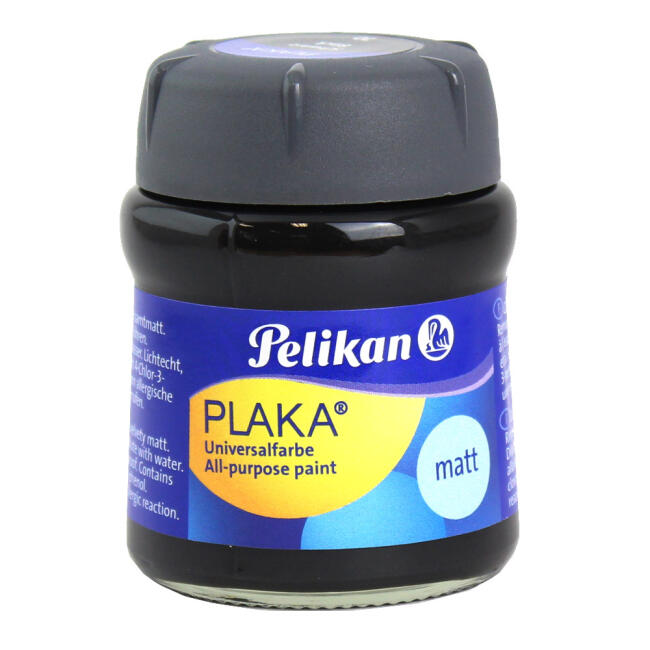 Pelikan Plaka Boyası Siyah 50 ml - 1