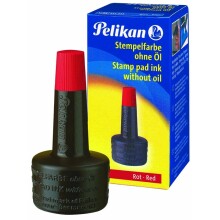 Pelikan Stamp Mürekkebi Kırmızı 30 cc - Pelikan