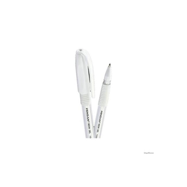 Pensan Neon Beyaz Jel Kalem 1mm - 1