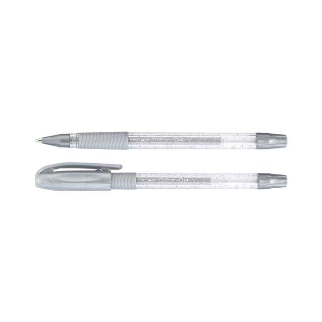 Pensan Simli Jel Kalem 1 mm Silver - 1
