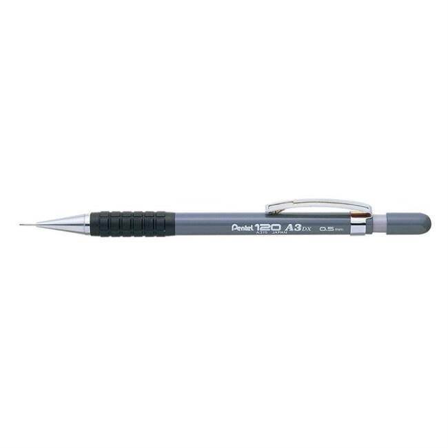Pentel 120 A3DX Versatil Kalem 0.5mm Gri - 1