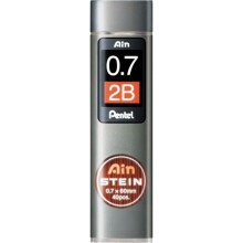 Pentel Ain Stein Hi-Polymer Uç 0.7 mm 2B 40 Adet - PENTEL