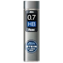 Pentel Ain Stein Hi-Polymer Uç 0,7 mm HB 40 Adet - Pentel
