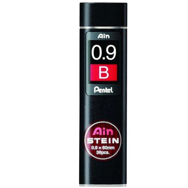 Pentel Ain Stein Hi-Polymer Uç 0.9 mm B 36 Adet - 1