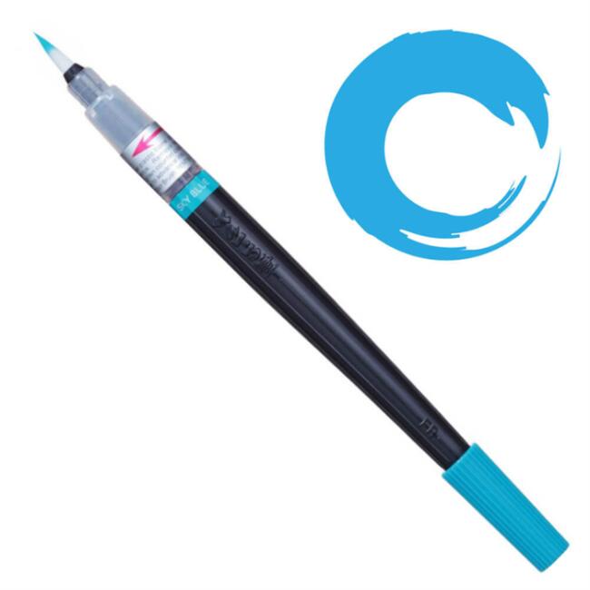 Pentel Arts Colour Brush Fırça Uç Boya Kalemi Açık Mavi - 1