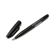 Pentel Brush Sign Pen İmza Kalemi Black - Pentel