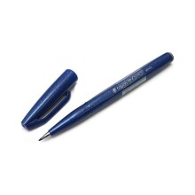 Pentel Brush Sign Pen İmza Kalemi Blue - Pentel