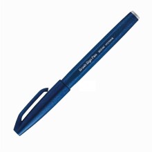 Pentel Brush Sıng Pen Blue Black N:Ses15C-Cax - Pentel (1)