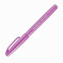 Pentel Brush Sing Pen İmza Kalemi Pink Purple - 1