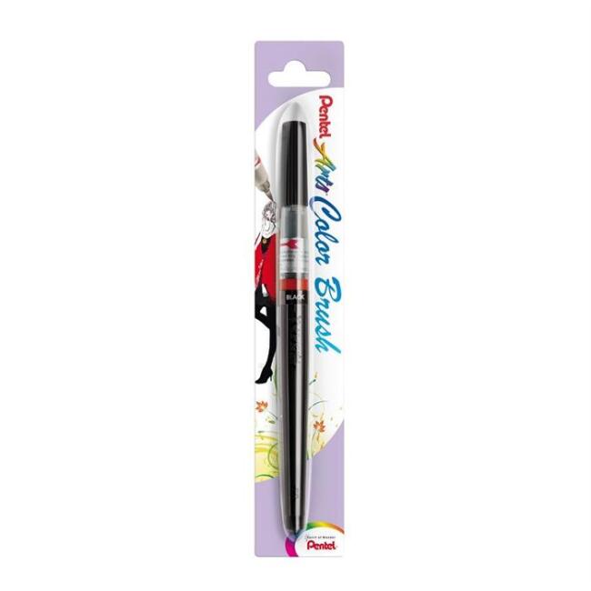 Pentel Fırça Uçlu Kalem Siyah - 1